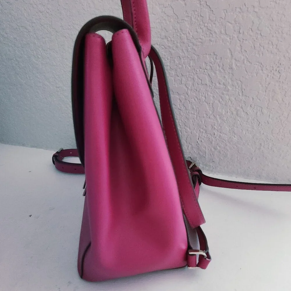 Like New Kate Spade Adel Flap Pink Leather Backpack